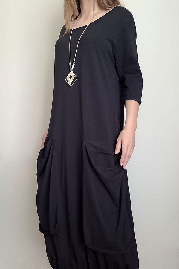 Nauja suknelė giliomis kišenėmis XL